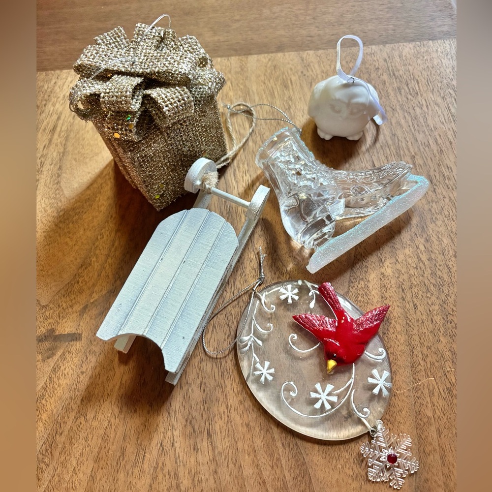 2/$10 Elegant Holiday Ornament Collection